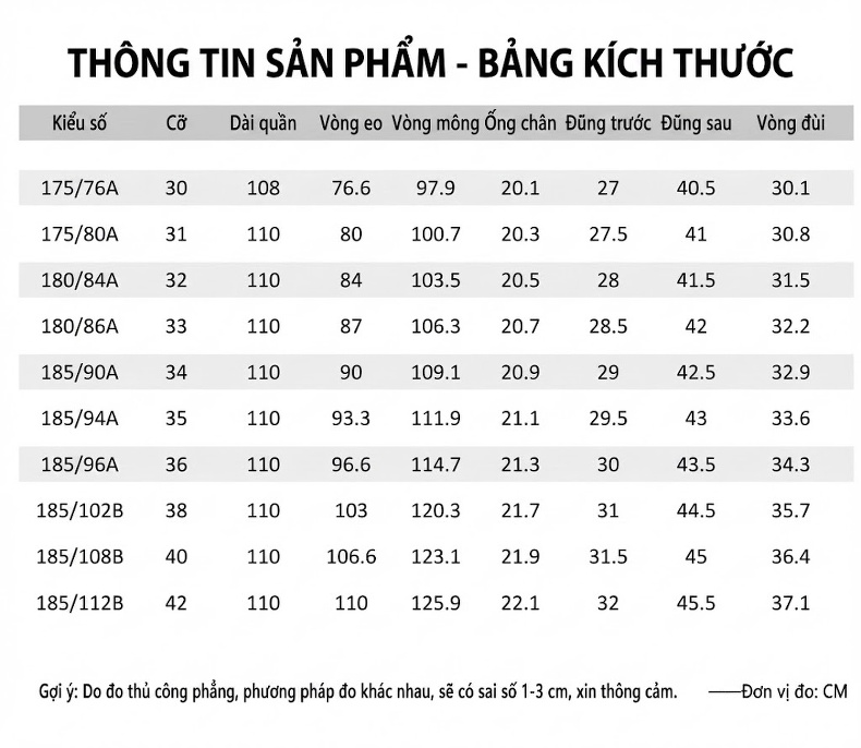 Quần Tây Nam Ống Đứng Vải Lụa Gân Dày Dặn Phong Cách Lịch Lãm Màu Be, Đen, Xám chi tiết 8