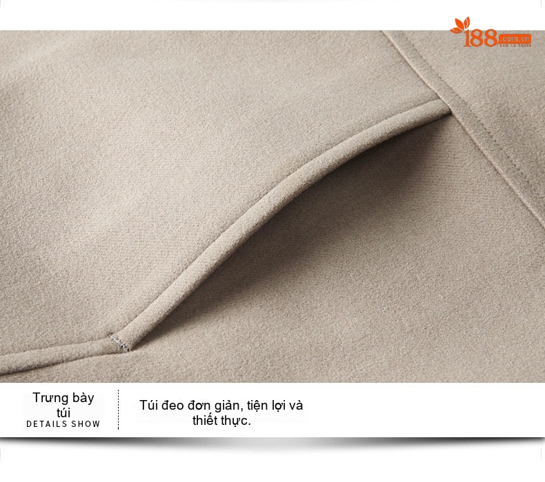 Áo Khoác Jacket Nam Cổ Bẻ Dáng Ôm Vừa Phong Cách Doanh Nhân Màu Đen, Nâu, Be chi tiết 24
