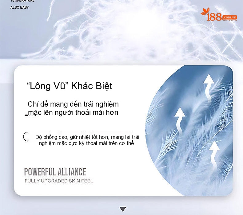 Áo Khoác Phao Nam Lông Vũ Áo Vest Công Sở Thanh Lịch Kèm Khăn Choàng Cổ Màu Be, Xám, Đen, Xanh... chi tiết 6