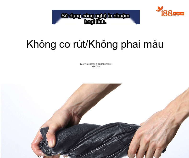 Quần Jean Nam Ống Đứng Dáng Rộng Co Giãn Thoải Mái Màu Xanh, Xám chi tiết 4