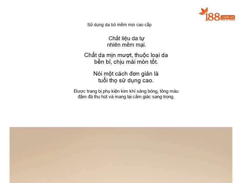 Túi Đeo Vai Nữ Da Mờ Cao Cấp Phong Cách Cổ Điển Đựng Vừa A4 Màu Nâu chi tiết 2