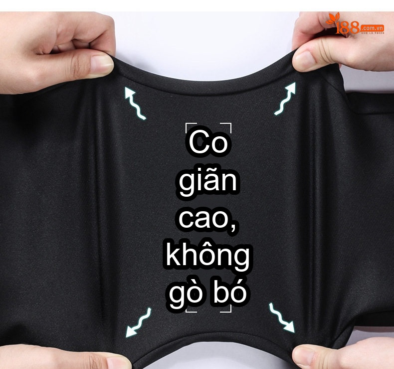 Quần Âu Nam Dáng Suông Lót Lông Dày Dặn Màu Đen chi tiết 7