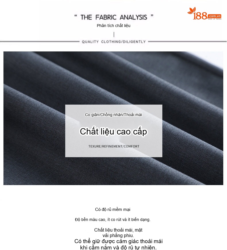 Bộ Vest Công Sở Nữ Quần/Chân Váy Thanh Lịch Màu Xám, Đen, Xanh Navy chi tiết 7