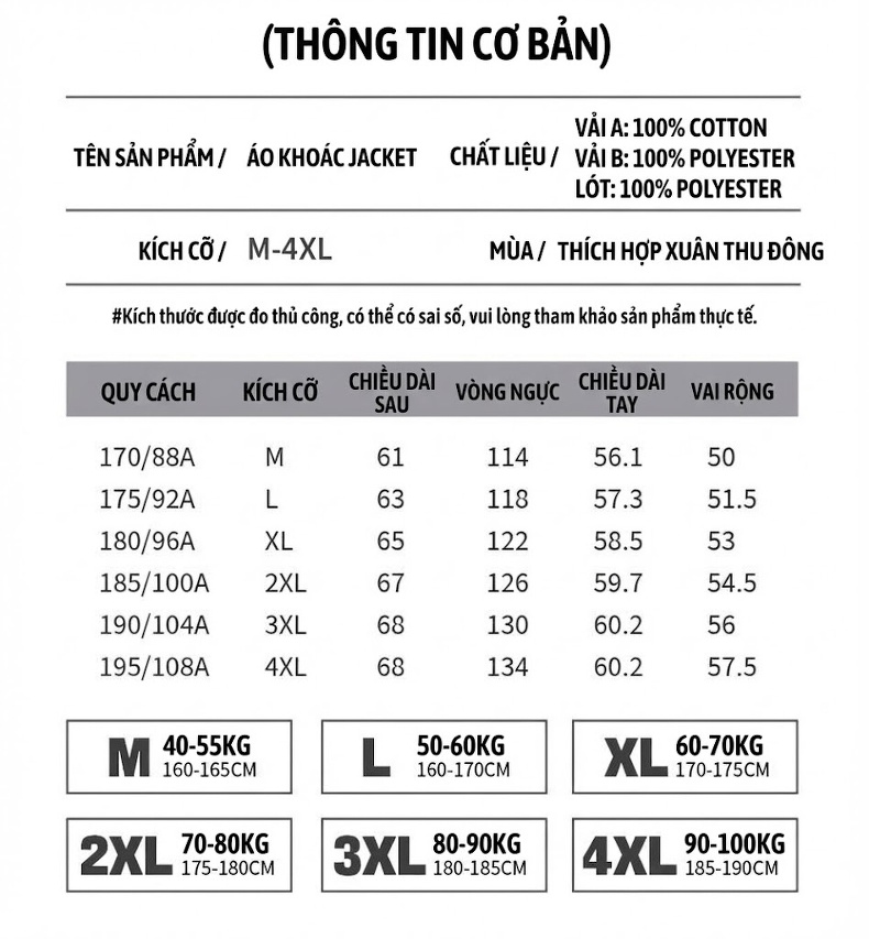 Áo Khoác Dài Tay Nam Vải CORDUROY Phong Cách Nhật Bản Retro Màu Be, Đen, Xám, Nâu... chi tiết 5