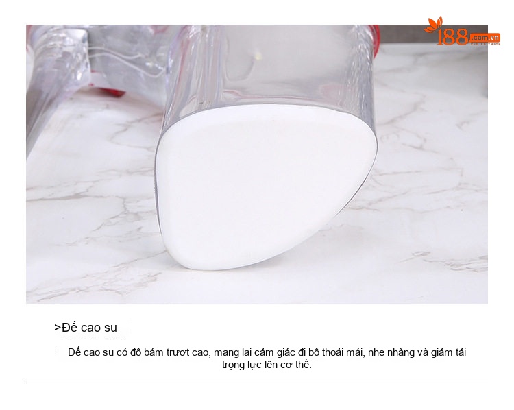Giày Sandal Cao Gót Nữ Hở Ngón Quai Mảnh Đính Đá Gót Cao 10cm - 12cm Màu Đen, Đỏ, Trắng, Bạc... chi tiết 10