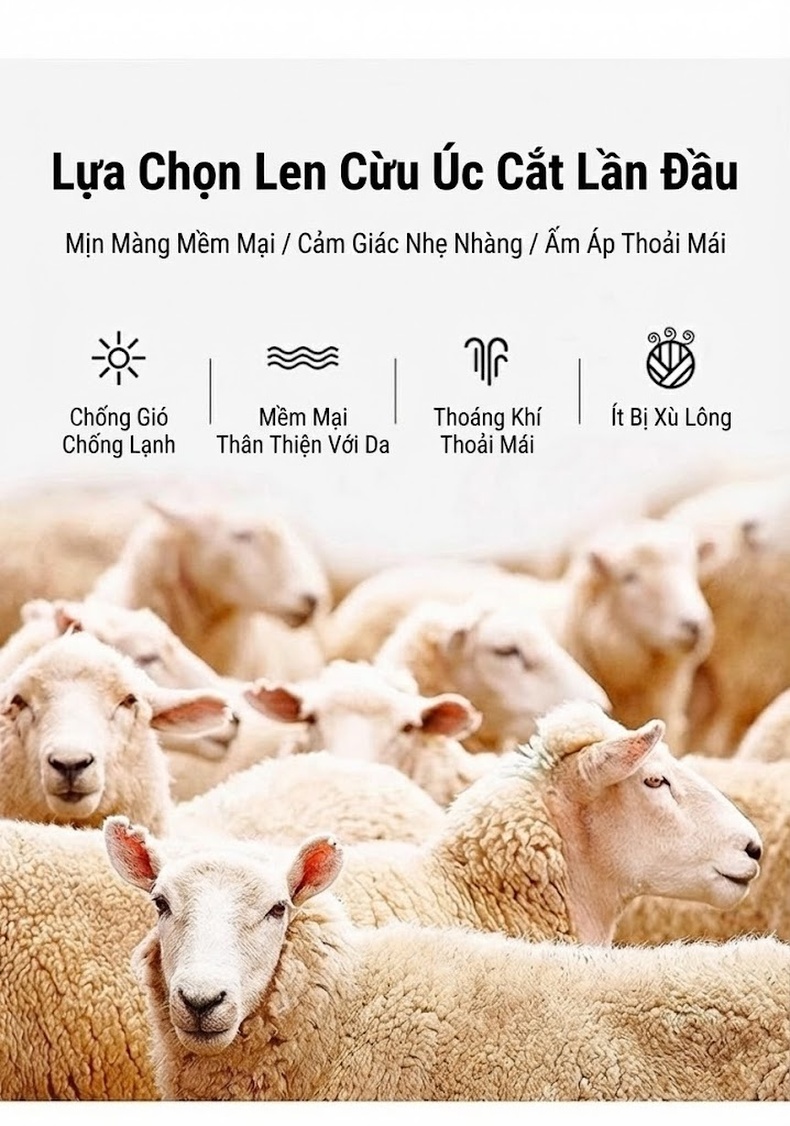 Áo Khoác Lông Cừu Hai Mặt Dáng Ngắn Phong Cách Tiểu Thư Màu Be, Đen, Trắng... chi tiết 10