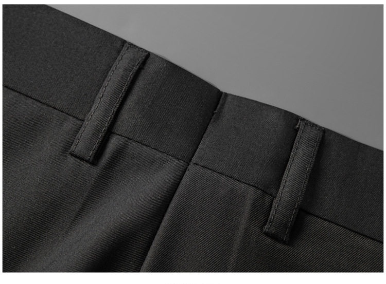 Quần Tây Nam Dáng Slimfit Vải Cotton Chống Nhăn Màu Đen, Xám chi tiết 33
