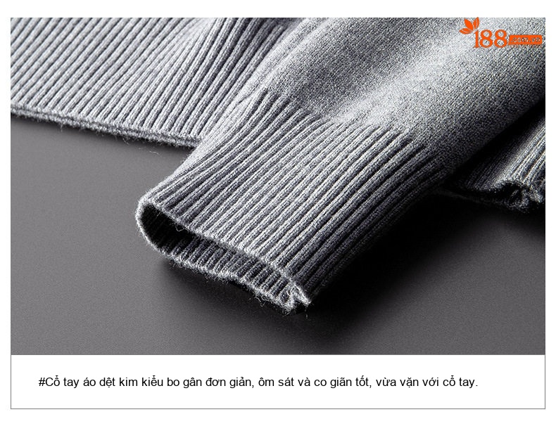 Áo Len Nam Cổ Lọ Dệt Kim Lót Lông Dày Dặn Phong Cách Hàn Quốc Màu Be, Xám, Đen, Xanh... chi tiết 29