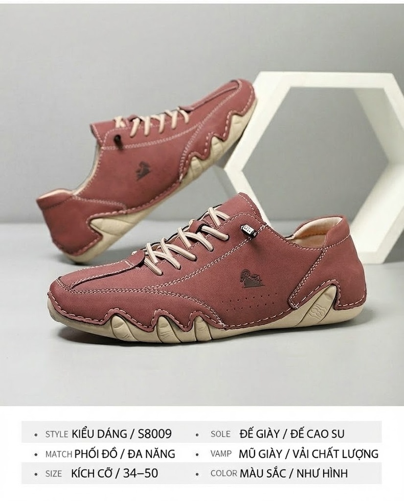 Giày Martin Nam Nữ Da Mờ Buộc Dây Chiều Cao Đế Khoảng 3cm Màu Đỏ Đất, Xanh Dương, Xanh Lá... chi tiết 3