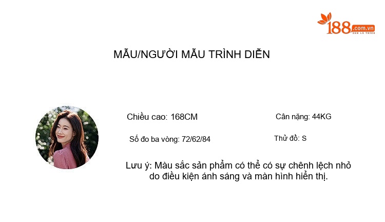 Váy liền thân Nữ Tay Phồng dáng chữ A Chiết Eo Thon Gọn Dáng Dài Màu Hồng chi tiết 7