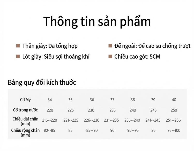 Giày Cao Gót Nữ Mũi Nhọn Chiều Cao Đế Khoảng 5cm Quai Trong Suốt Màu Trắng chi tiết 5