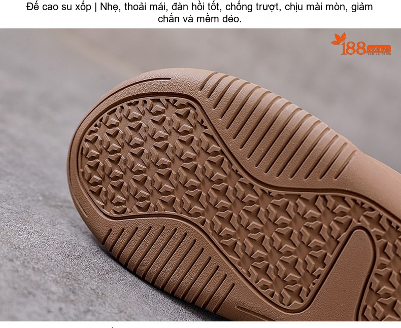Giày Boot Nữ Da Bò Cổ Cao Thắt Dây Chiều Cao Đế Khoảng 5cm Màu Nâu, Vàng Be, Xanh Lá chi tiết 9