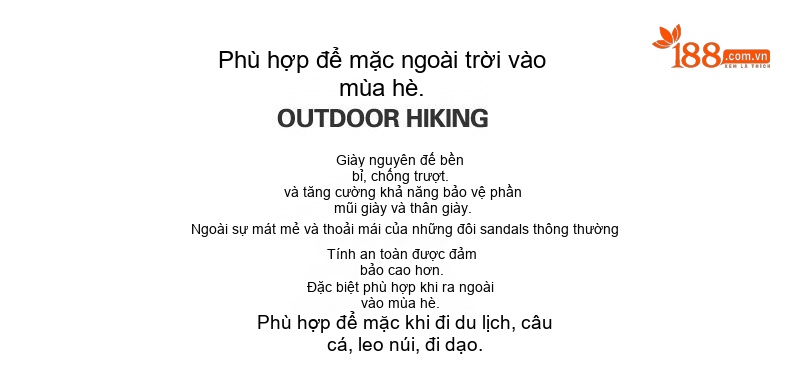 Sandal Rọ Nam Da Thật Thoáng Khí Đi Biển Chiều Cao Đế Khoảng 3cm Màu Nâu, Đen chi tiết 2