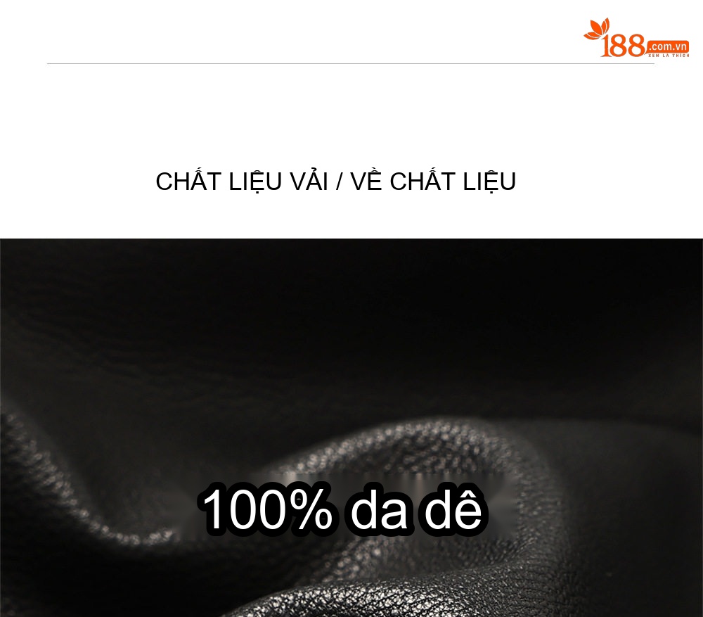 Áo Khoác Blazer Da Cừu Nam Kiểu Vest Công Sở Cao Cấp Màu Đen chi tiết 3