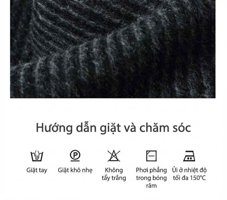 Áo Khoác Nữ Cổ Bẻ Hai Lớp Lông Cừu Sọc Caro Màu Xám, Đen chi tiết 17