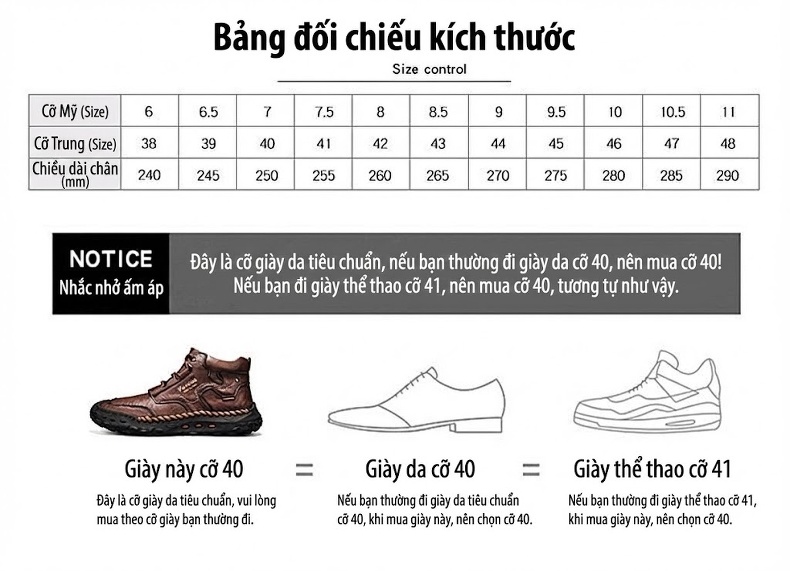 Giày Boot Nam Cổ Cao Dây Buộc Da Bóng Phong Cách Casual Chiều Cao Đế Khoảng 3cm Màu Nâu chi tiết 5