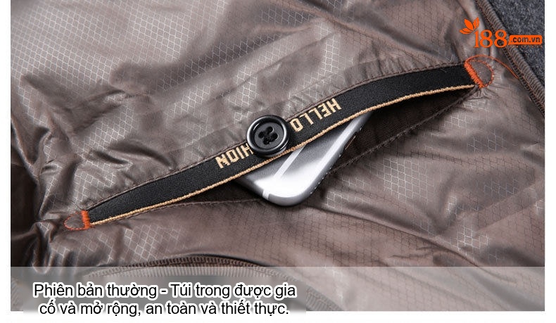 Áo Khoác Blazer Nam Hai Mặt Lông Cừu Áo Phao Lót Lông Vũ Có Thể Tháo Rời Màu Đen, Nâu, Xám chi tiết 40