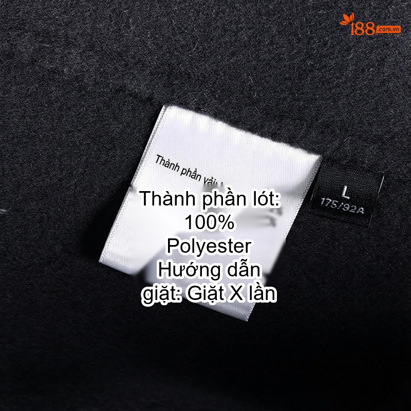 Áo Khoác Dạ Nam Dáng Dài Tay Raglan Hai Hàng Khuy Màu Nâu, Xám Đậm, Đen chi tiết 26
