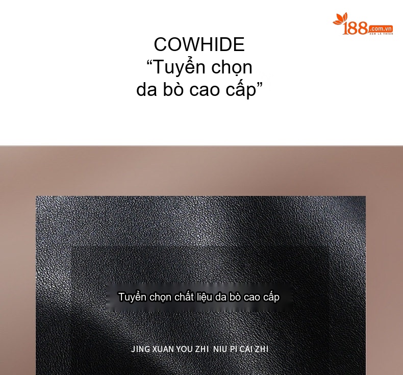 Túi Tote Da Bò Đeo Vai/Đeo Chéo Kiểu Rodeo Bag Sức Chứa Lớn Màu Đen, Trắng chi tiết 6