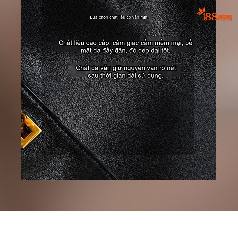 Túi Tote Da Bò Đeo Vai/Đeo Chéo Kiểu Rodeo Bag Sức Chứa Lớn Màu Đen, Trắng chi tiết 7