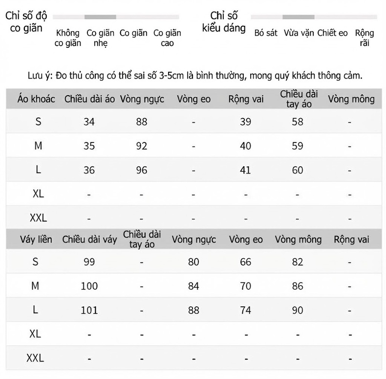 Set Áo Vest Ngắn Tay Dài và Đầm Dây Rút Eo Dáng Đuôi Cá Phong Cách Quý Cô Màu Đen chi tiết 3