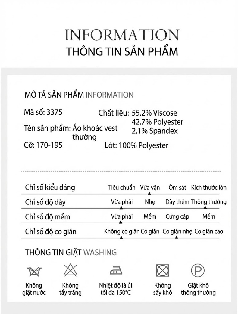Áo Vest Nam Tiết Kế Jacquard Vải Lông Mỏng Phong Cách Hàn Quốc Màu Xám chi tiết 35