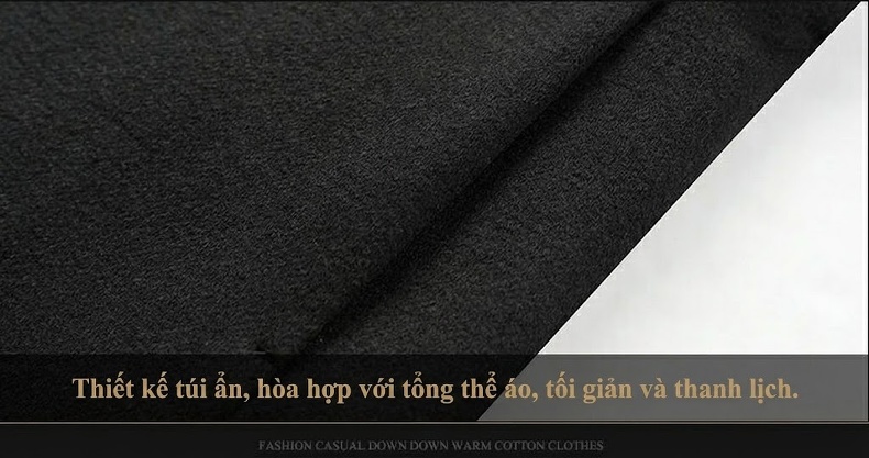Áo Khoác Dạ Nam Dáng Dài Vừa Vặn Phong Cách Doanh Nhân Màu Đen, Xám, Xanh Navy... chi tiết 16