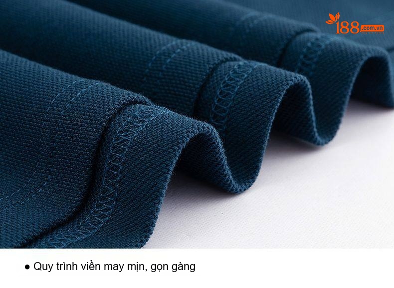 Áo Polo Tay Dài Nam Cotton Cổ Bẻ Dáng Ôm Mùa Thu Màu Cam, Đỏ, Be, Xám... chi tiết 49