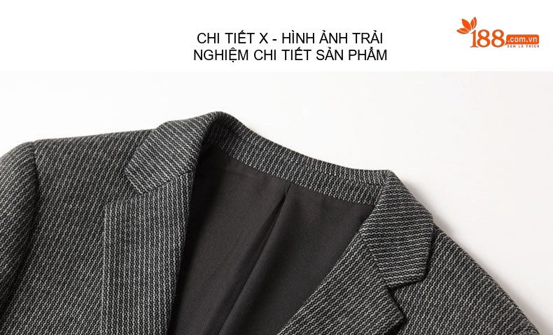 Áo Vest Nam Wool Thanh Lịch, Sang Trọng Màu Xám chi tiết 9
