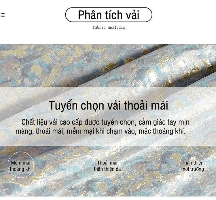 Váy Dạ Hội Dáng Dài Phong Cách Hepburn Cổ Điển, Thiết Kế Hai Dây Màu Xanh Lam chi tiết 2