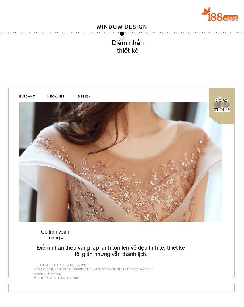 Váy Dạ Hội Nữ Pháp Kiểu Hepburn Màu Champagne Khí Chất Tiệc Tối chi tiết 3