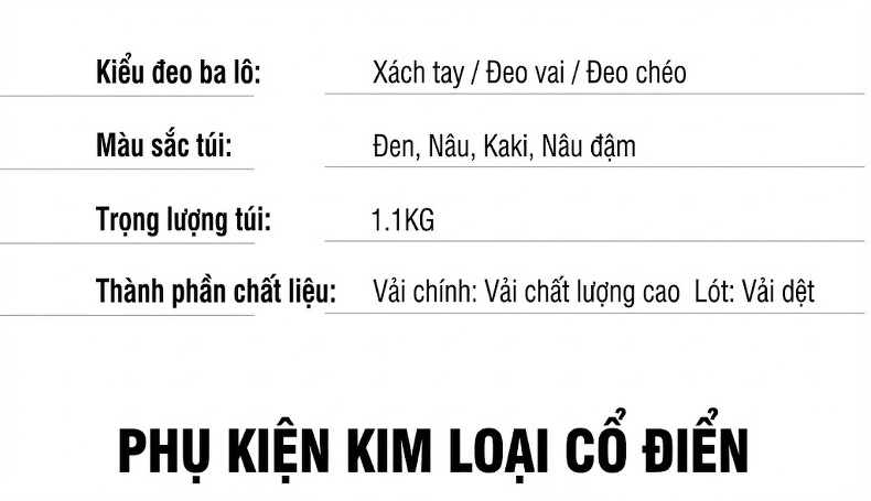 Bộ Túi Xách Nữ Đeo Vai Tay Cầm Họa Tiết Da Báo Da Bóng Sức Chứa Lớn Màu Nâu, Đen, Be, Vàng chi tiết 5