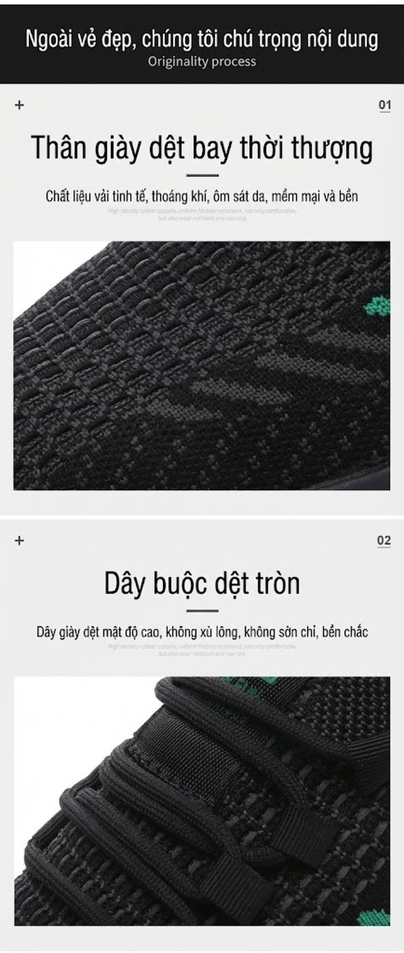 Giày Thể Thao Nam Vải Lưới Thoáng Khí Chiều Cao Đế Khoảng 4cm Màu Đen chi tiết 8
