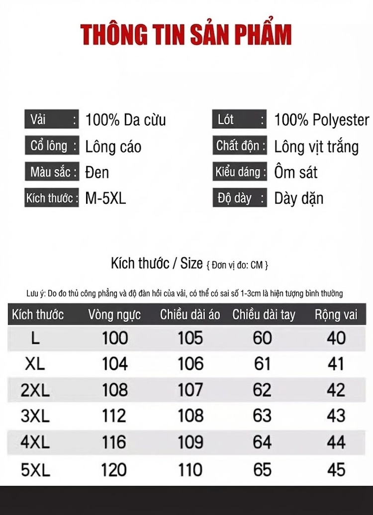 Áo Khoác Phao Dáng Dài Nữ Da Cừu Cổ Lông Cáo Có Mũ Màu Đen chi tiết 6