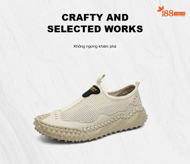 Sandal Nam Vải Lưới Thoáng Khí Nhanh Khô Đế Cao 3cm chi tiết 5