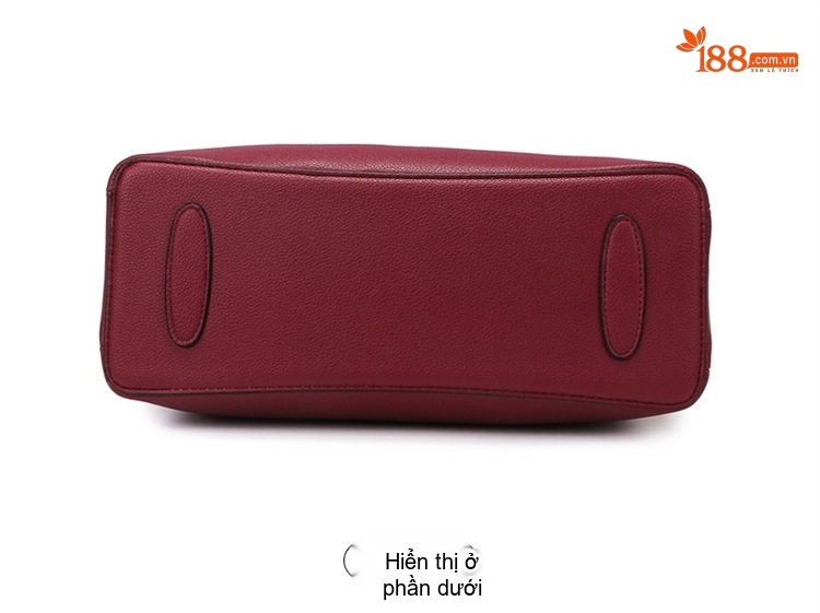 Túi Xách Tay Nữ Da Bóng Đựng Vừa A4 Phong Cách Đơn Giản Màu Đỏ, Đen, Xanh Dương, Nâu... chi tiết 19