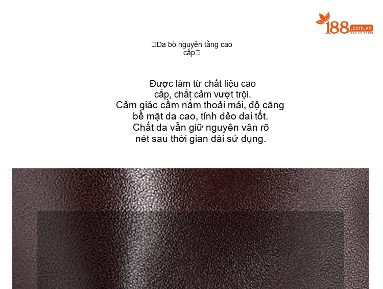 Túi Tote Da Bò Lớn Đeo Vai Đeo Chéo Phong Cách Thu Đông Màu Nâu Đỏ chi tiết 10