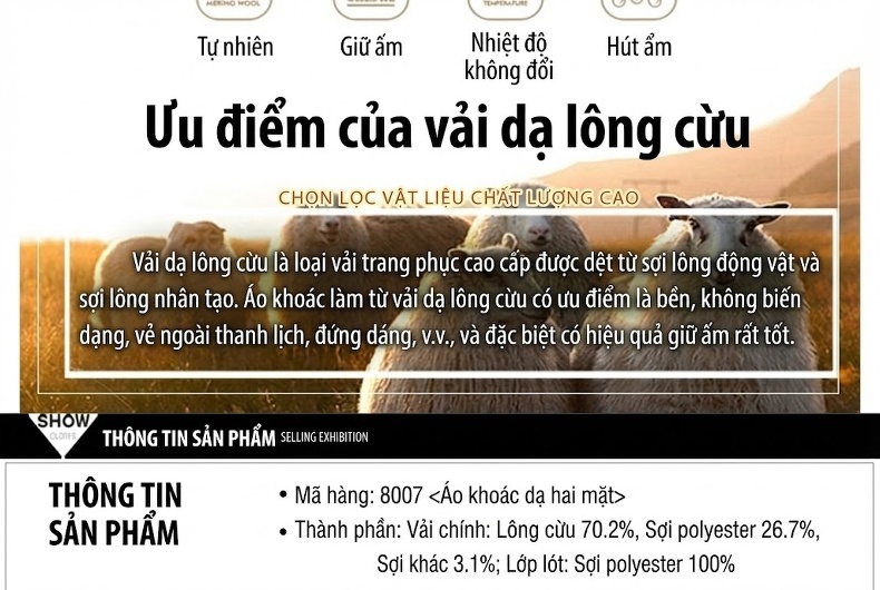 Áo Khoác Dạ Nam Trung Niên Dáng Dài Màu Đen, Xám chi tiết 4