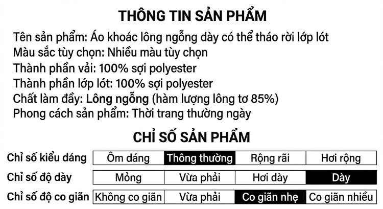 Áo Khoác Phao Nam Lông Vũ Có Mũ Trùm Đầu Dày Dặn Giữ Ấm Nhiều Lớp Màu Xanh Navy, Đen, Nâu chi tiết 17