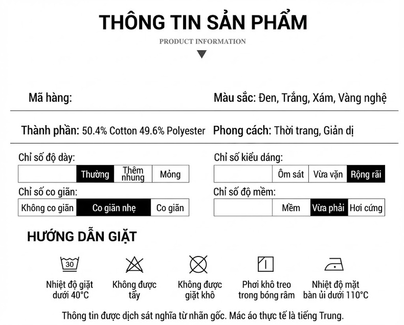 Quần Short Nam Cotton Dáng Rộng Lưng Thun Co Giãn Màu Đen, Trắng, Xám, Xanh Olive chi tiết 11