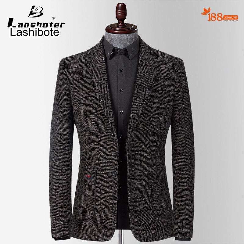 Áo Vest Nam Dáng Ôm Lót Cotton Dày Dặn Phong Cách Hàn Quốc Màu Xám Đen