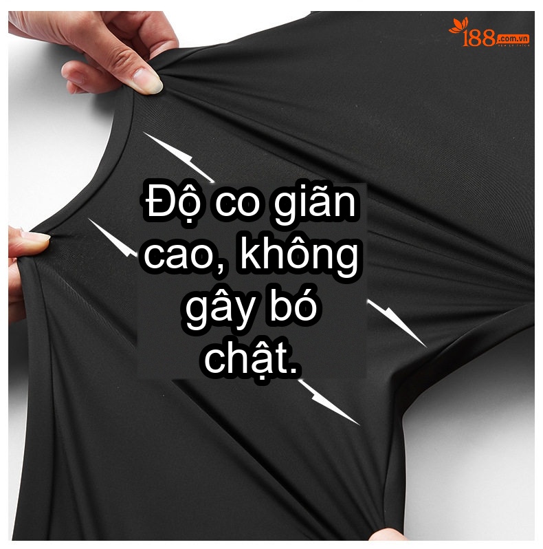 Quần Âu Nam Dáng Suông Co Giãn Thoải Mái Thêu Họa Tiết Màu Đen chi tiết 3