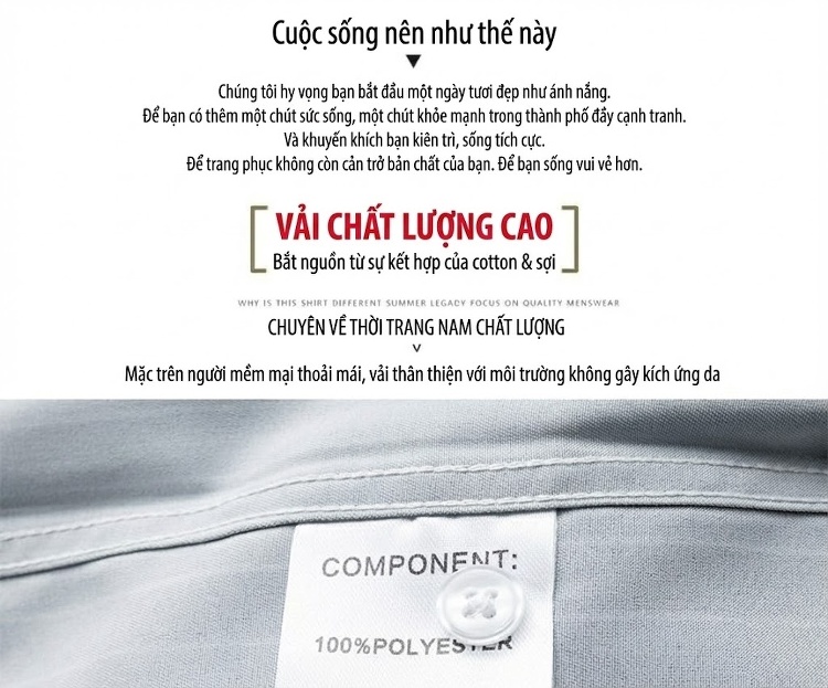 Áo Sơ Mi Nam Dài Tay In Hoa Tiết Trừu Tượng Không Nhăn Màu Đen Trắng chi tiết 3