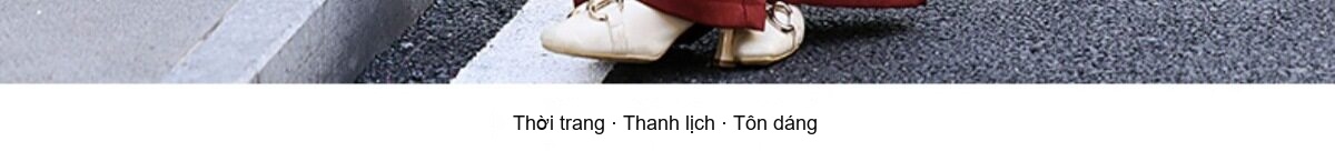 Set Bộ Tiểu Thư Áo Khoác Quần Ống Rộng Phong Cách Hàn Quốc Màu Nâu, Đỏ chi tiết 21