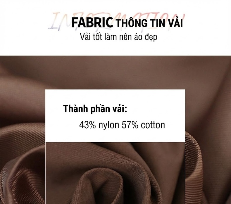 Áo Khoác Gió Nữ Dáng Dài Cỡ Lớn Thiết Kế Thời Trang Màu Nâu chi tiết 9