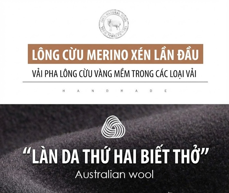 Áo Khoác Dạ Nam Lông Vũ Tháo Rời Dáng Dài Màu Đen, Nâu chi tiết 3