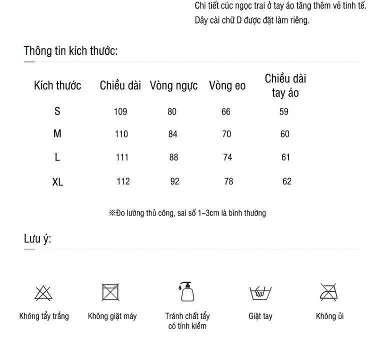 Váy Ôm Body Tay Phồng Cổ chữ Vuông Màu Trắng, Đen chi tiết 2