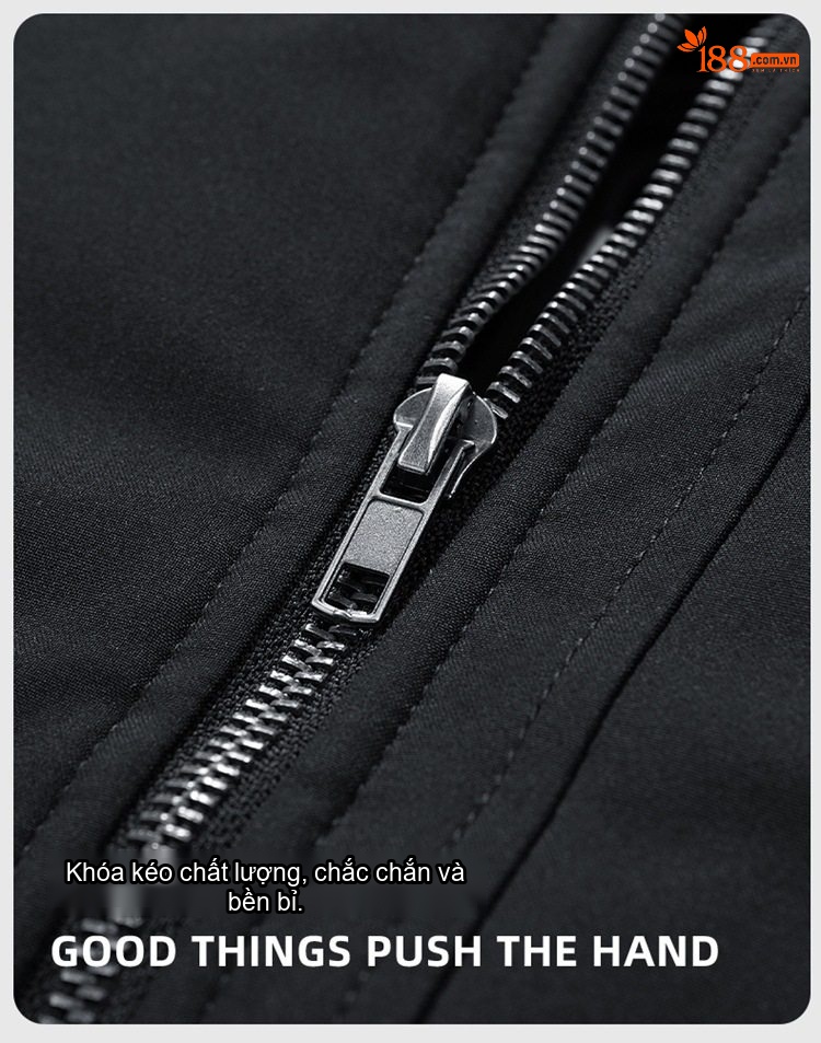 Áo Khoác Bông Nam Dày Dặn Cổ Bóng Chày Cotton Dáng Rộng Giữ Ấm Phong Cách Cặp Đôi Màu Kem, Nâu, Xanh, Đen... chi tiết 15
