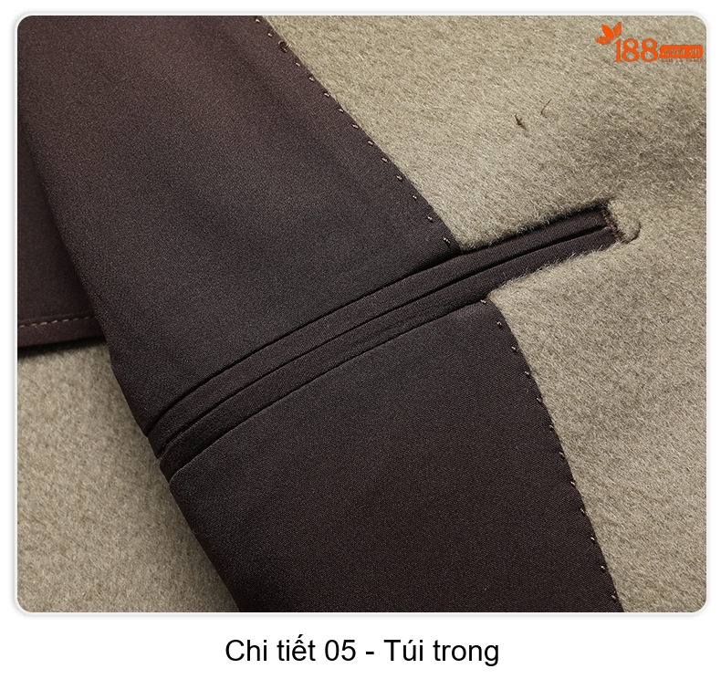 Áo Vest Nam 100% Lông Cừu Thu Đông Dáng Ôm Màu Nâu, Xám, Xanh Navy, Đen chi tiết 37