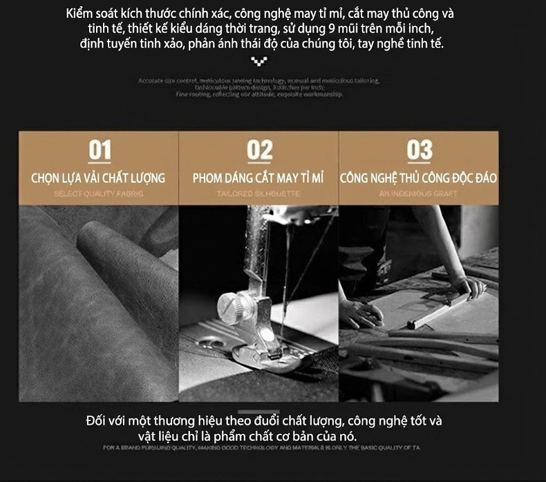 Áo Khoác Da Thật Nam Trung Niên Lót Lông Ấm Áp Màu Đen chi tiết 4